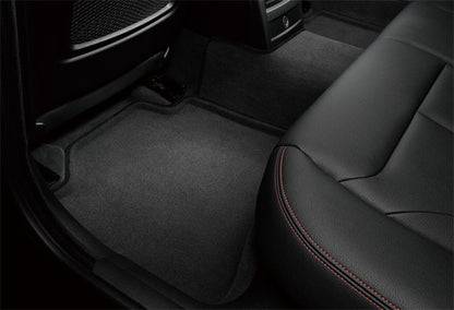 3D Maxpider L1TL03604709 21-23 Tesla Model Y 7-Seat Elegant Floor Mat- Black 1St Row 2Nd Row 3Rd Row