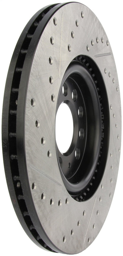 StopTech Slotted & Drilled Sport Brake Rotor - eliteracefab.com