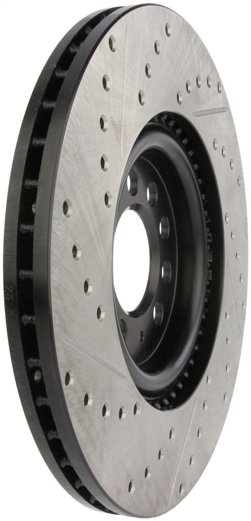 StopTech Slotted & Drilled Sport Brake Rotor - eliteracefab.com