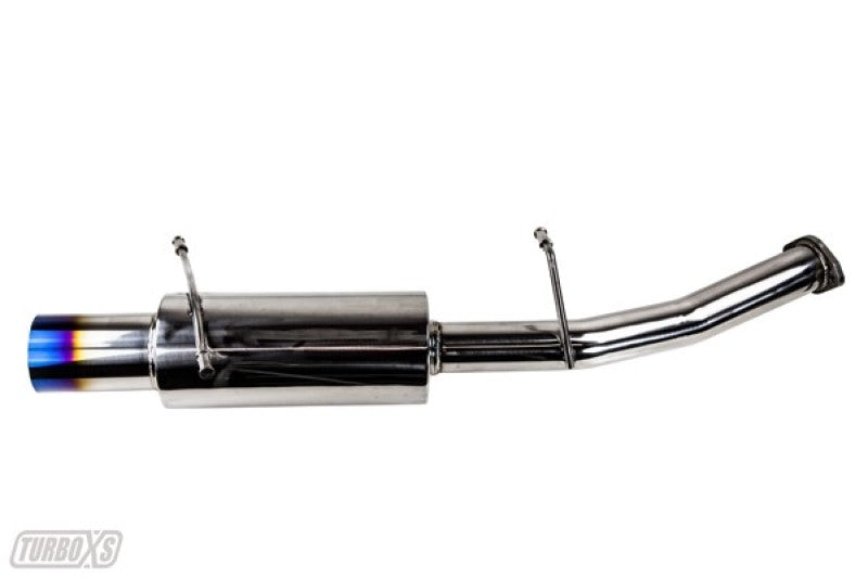 TURBOXS AXLE BACK MUFFLER BLUED TIP SUBARU WRX/STI; 2002-2007 - eliteracefab.com