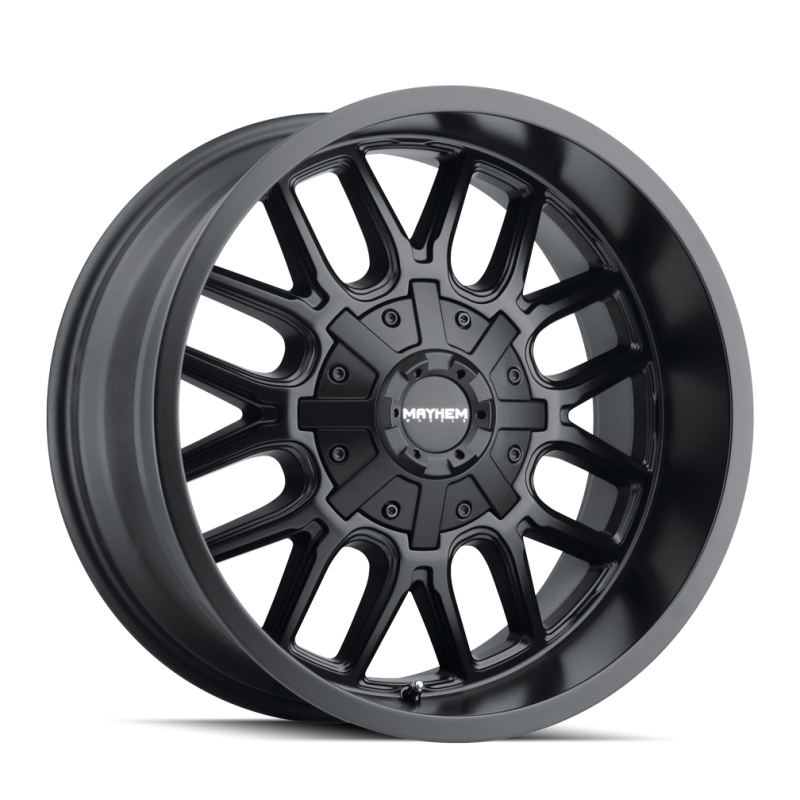 Mayhem 8107 Cogent 17x9 / 5x127 BP / -12mm Offset / 87.1mm Hub Matte Black Wheel