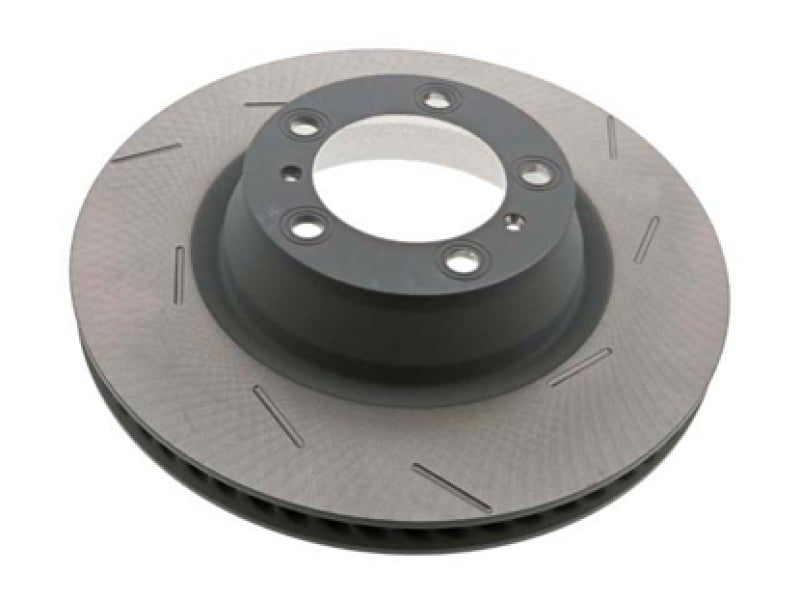 SHW 11-16 Porsche Panamera 4 3.6L w/o Ceramic Brakes Left Front Slotted Monobloc Brake Rotor - eliteracefab.com