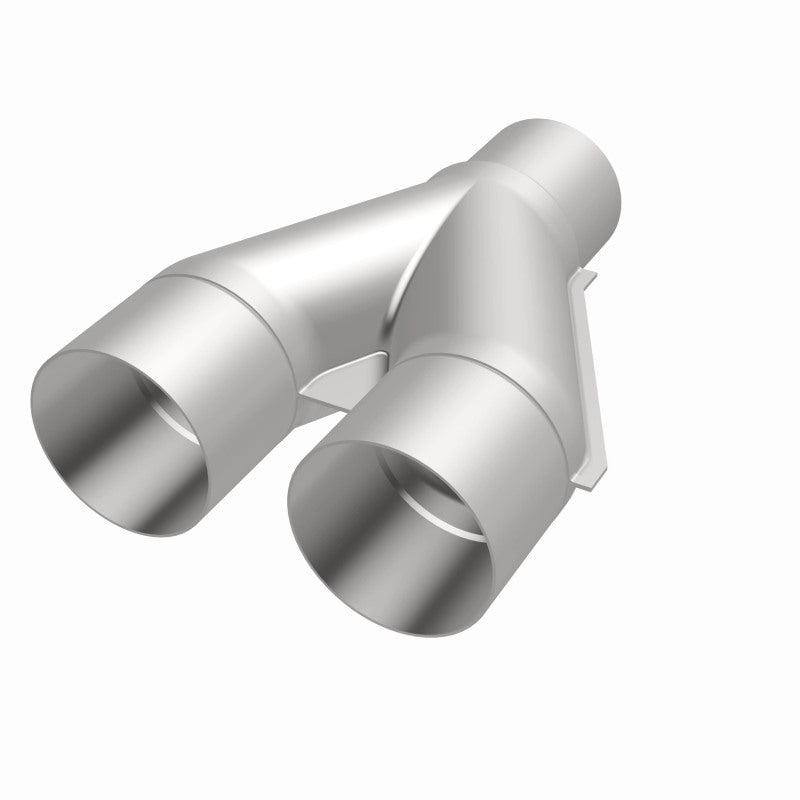 MagnaFlow Universal Trans Y-Pipe All SS 4inch (Dual) 3.5inch (Single) x 13inch (Overall) Magnaflow