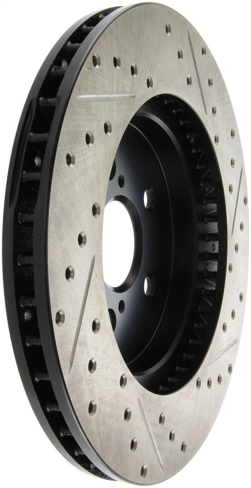 StopTech 04 Lexus RX330 SportStop Slotted & Drilled Right Rear Rotor Stoptech