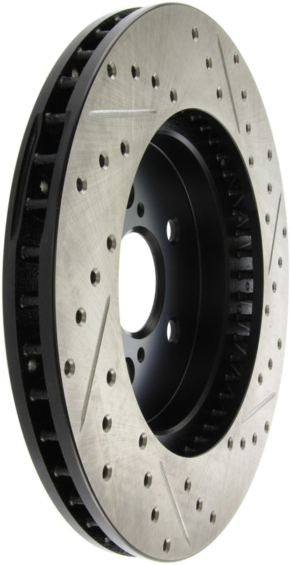 StopTech 04 Lexus RX330 SportStop Slotted & Drilled Right Rear Rotor Stoptech
