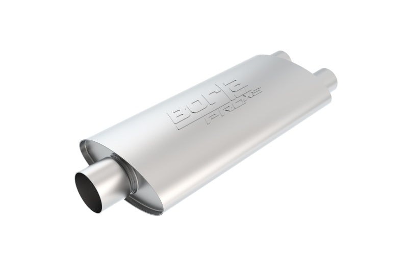 Borla 3in Inlet/Dual 2.25in Outlet Center/Dual Oval ProXS Muffler - eliteracefab.com