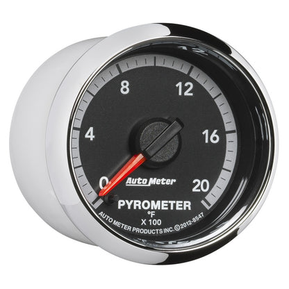 Autometer Gen4 Dodge Factory Match 52.4mm Full Sweep Electronic 0-2000 Deg F EGT/Pyrometer Gauge 8547