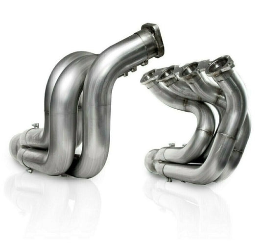 Stainless Works Chevy Big Block - Dragster Headers 2-3/8in - 2-1/2in Stepped Downsweep Short Headers Stainless Works