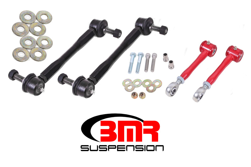 BMR SWAY BAR END LINK KIT ADJ RED (2016+ CAMARO) - eliteracefab.com