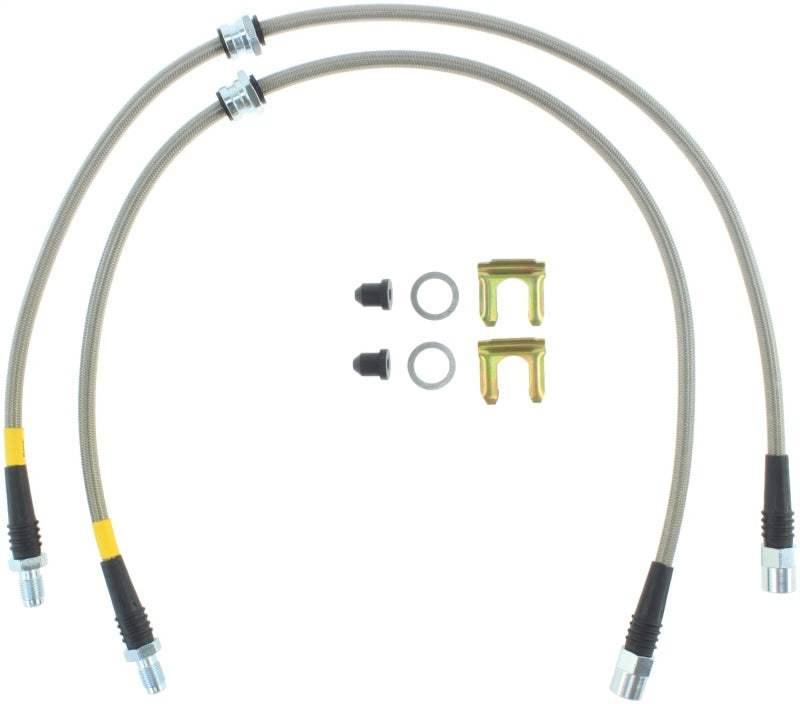 STOPTECH 07-12 BMW X5 / 09-12 X6 SS FRONT BRAKE LINES, 950.34025 - eliteracefab.com