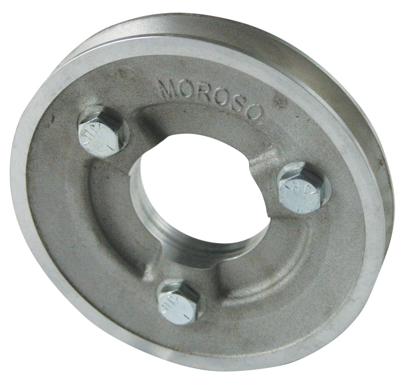 Moroso Chevrolet Big Block 396-454 (w/Short Pump) Crankshaft Pulley - Single Groove - Cast Aluminum Moroso