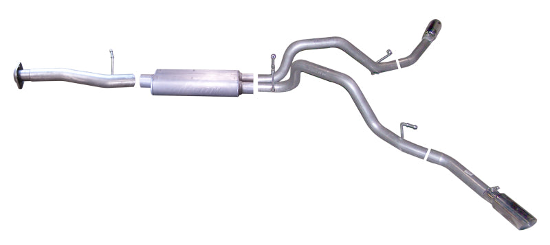 Gibson 07-09 Chevrolet Silverado 1500 LT 4.8L 2.25in Cat-Back Dual Extreme Exhaust - Stainless Gibson