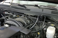 J&L 14-18 Chevy/GM Truck/SUV 5.3L V8 Driver Side Oil Separator 3.0 - Black Anodized - eliteracefab.com