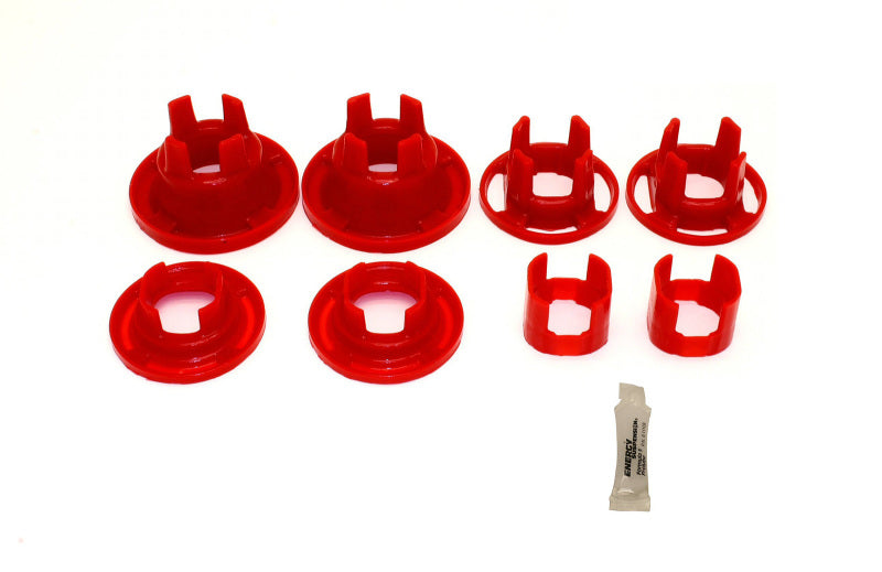 BMR 10-11 5th Gen Camaro Rear Cradle Street Version Poly Inserts Only Bushing Kit - Red BK016