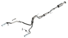 Load image into Gallery viewer, Borla F-150 2021 5.0L 4DR CC SB EC STB LARIAT/KR/PLATINUM/LTD 3/2.25 SRE Cat-Back S-Type CHR Tips - eliteracefab.com