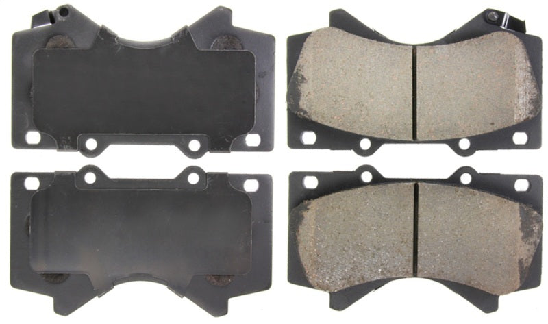 STOPTECH 07-17 TOYOTA TUNDRA STREET PERFORMANCE FRONT BRAKE PADS, 308.13030 - eliteracefab.com