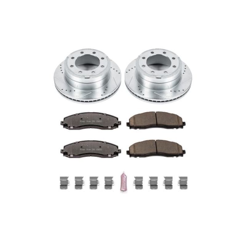 Power Stop 12-19 Ford F-250 Super Duty Rear Z36 Truck & Tow Brake Kit - eliteracefab.com