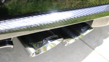 Corsa 16-18 Cadillac ATS 3.6T 4in Inlet / 4in Outlet Twin Polished Tip Kit (For Corsa Exhaust Only) - eliteracefab.com