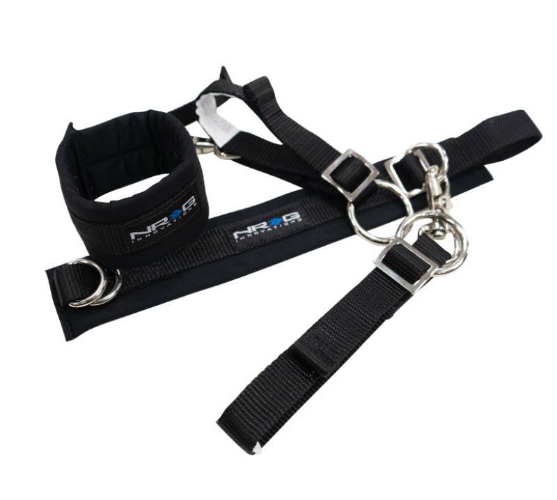 NRG SFI 3.3 Arm Restraints One Pair - Black - SBH-AR01BK