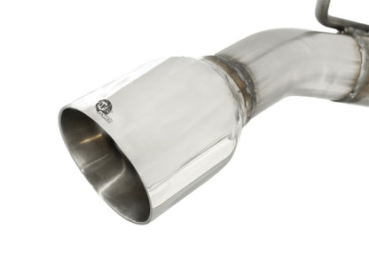 aFe MACHForce XP Exhaust 2.5in Stainless Steel CB/10-13 Chevy Camaro V6-3.6L (td) (polished tip) aFe