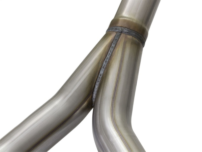 aFe Rebel Series CB 2.5in Dual Center Exit SS Exhaust w/ Polish Tip 07-15 Jeep Wrangler 3.6L/3.8L V6 aFe