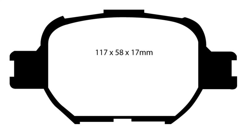 EBC 04-10 Scion TC 2.4 Redstuff Front Brake Pads - eliteracefab.com