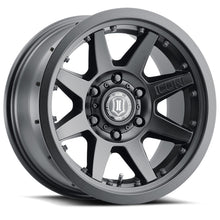 Load image into Gallery viewer, ICON Rebound Pro 17x8.5 6x5.5 0mm Offset 4.75in BS 106.1mm Bore Satin Black Wheel - eliteracefab.com