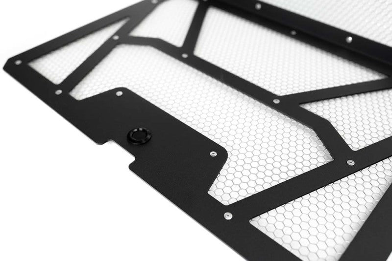 Agency Power 14-18 Polaris RZR XP 1000/XP Turbo Vented Engine Cover - Matte Black/Raw Alum. Mesh - eliteracefab.com