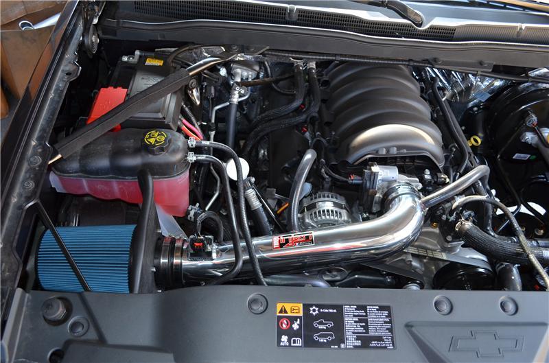 Injen 14-19 Chevy Silverado/GMC Sierra P/U 5.3L Polished Short Ram Intake w/ MR Tech & Heat Shield - eliteracefab.com