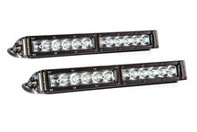 Load image into Gallery viewer, Diode Dynamics 12 In LED Light Bar Single Row Straight Clear Flood (Pair) Stage Series