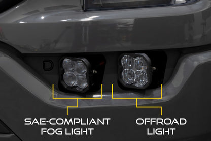 Diode Dynamics 21-22 Ford F-150 Stage Series Fog Pocket Mounting Brackets Diode Dynamics