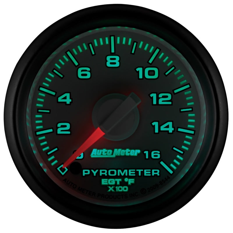 AutoMeter GAUGE; PYRO. (EGT); 2 1/16in.; 1600deg.F; STEPPER MOTOR; RAM GEN 3 FACT. MATCH Dodge 2003-2009 - eliteracefab.com