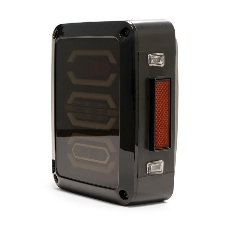 DV8 Offroad 07-18 Jeep Wrangler JK Octagon LED Tail Light - eliteracefab.com