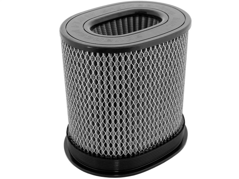 aFe MagnumFLOW HD Air Filters Pro Dry S Oval 7in X 4.75in F 9in X 7in T X 9H - eliteracefab.com