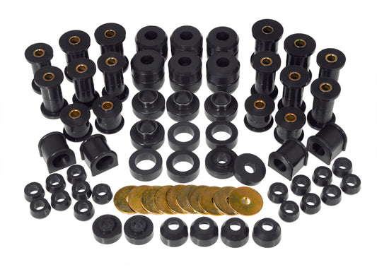 Prothane Total Vehicle Suspension Bushing Kit for 1987–1996 Jeep Wrangler YJ, Black – 1-2005-BL