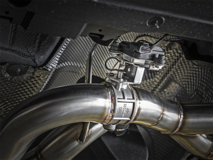aFe MACH Force-Xp 2-1/2in SS Axle Back Exhaust w/Polished Tips 15+ BMW M3/M4 (F80/F82) L6 3.0L (tt) aFe