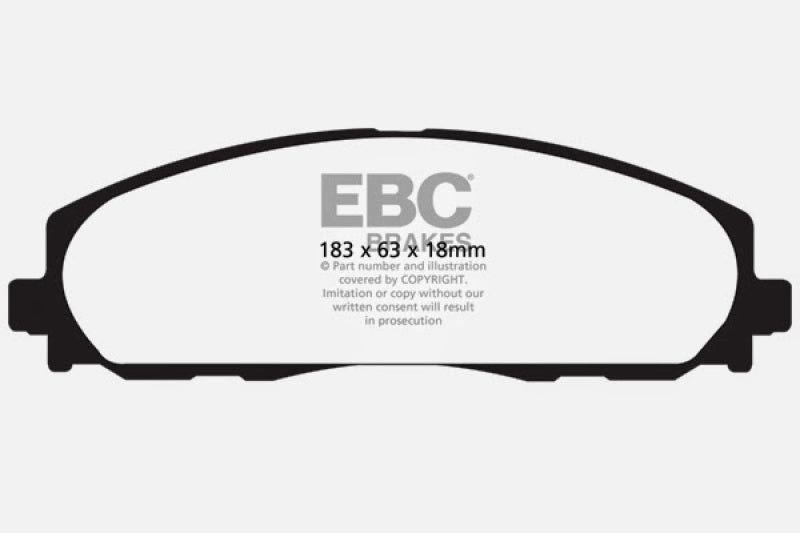 EBC Extra Duty Front Brake Pads - ED91888 EBC