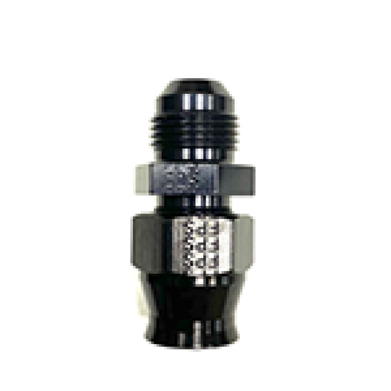 Fragola -6AN Male x 3/8in Tube AN Adapter Fitting Black - eliteracefab.com