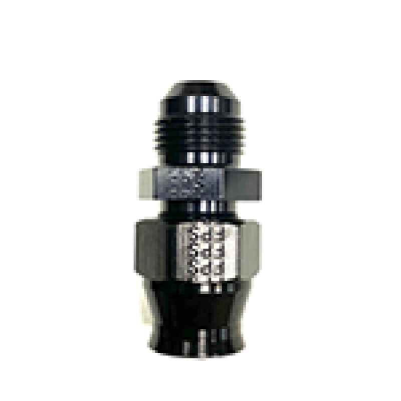 Fragola -6AN Male x 1/4in Tube AN Adapter Fitting Black Fragola