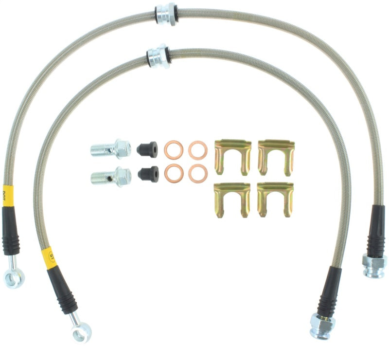 StopTech 95-99 Mitsubishi Eclipse Stainless Steel Rear Brake Lines Stoptech