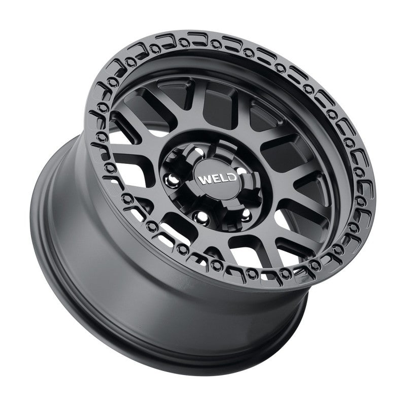 Weld W104 17X9.0 Cinch 5X114.3 5X127 ET-12 BS4.50 Satin Black Gloss Black 78.1 Weld