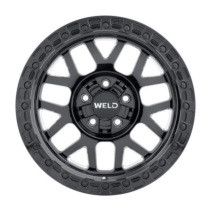 Weld W104 17X9.0 Cinch 6X135 6X139.7 ET00 BS5.00 Satin Black Gloss Black 106.1 - eliteracefab.com
