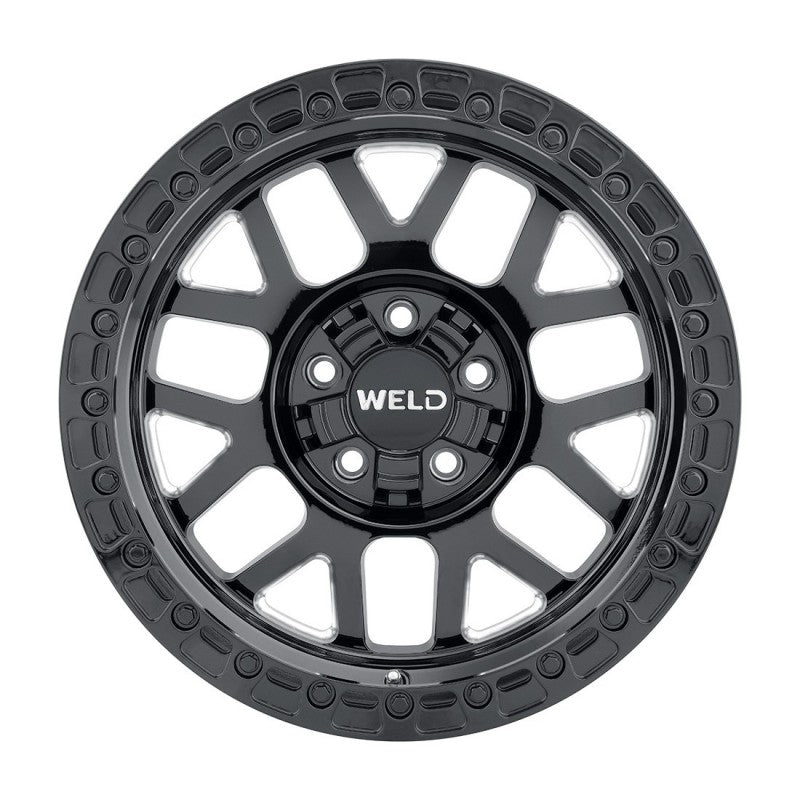 Weld W104 17X9.0 Cinch 6X135 6X139.7 ET00 BS5.00 Satin Black Gloss Black 106.1 - eliteracefab.com