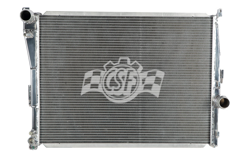 CSF 3055 polished all-aluminum radiator for BMW E46 3-Series and E85 Z4 manual models