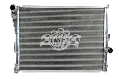 CSF 3055 polished all-aluminum radiator for BMW E46 3-Series and E85 Z4 manual models