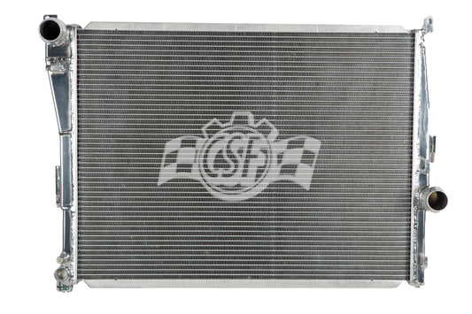 CSF 3055 polished all-aluminum radiator for BMW E46 3-Series and E85 Z4 manual models