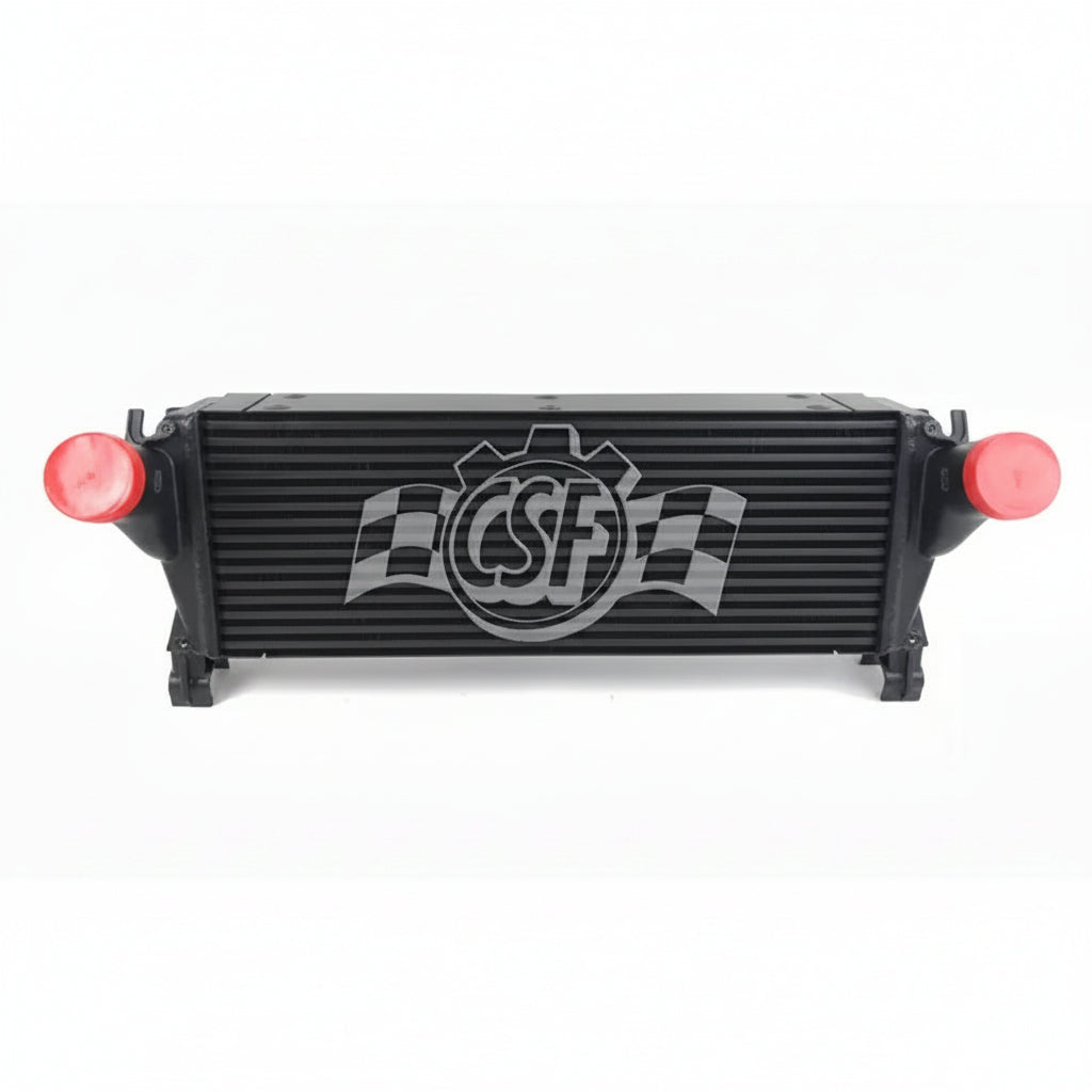 CSF 6098 black aluminum intercooler for 2013-2018 Ram 2500 and 3500 6.7L Cummins trucks