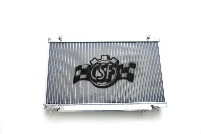 CSF 7022 polished all-aluminum radiator for 2007-2009 Nissan 350Z HR manual models