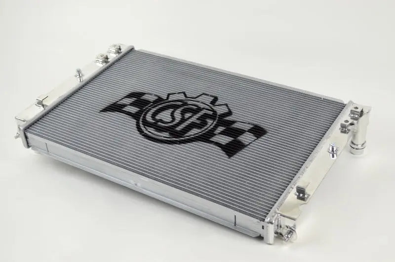 CSF 7071 polished all-aluminum performance radiator for 2000-2002 Audi B5 S4 manual models