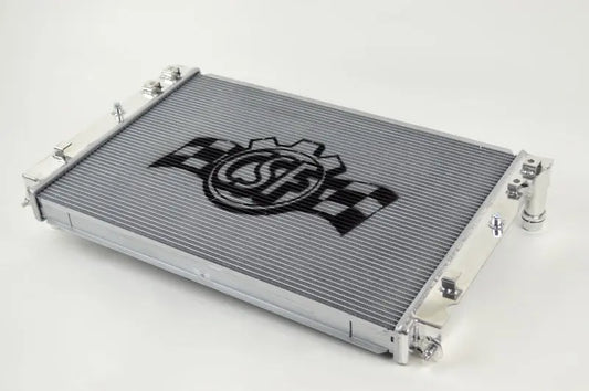 CSF 7071 polished all-aluminum performance radiator for 2000-2002 Audi B5 S4 manual models